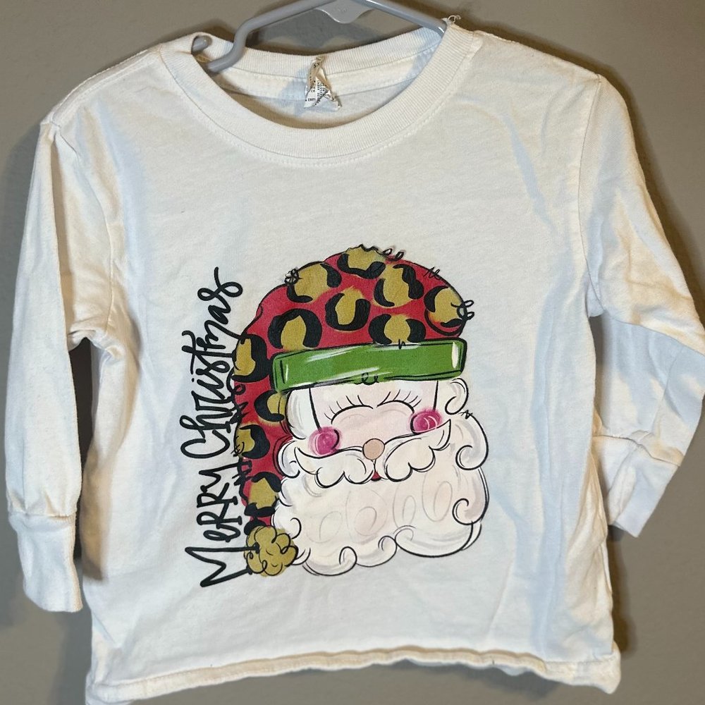 Toddler Santa Long Sleeve Tee